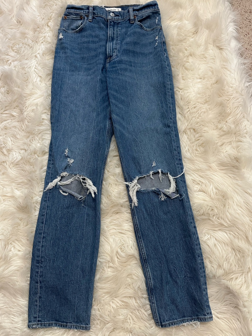 Abercrombie & Fitch 90s straight ultra high rise